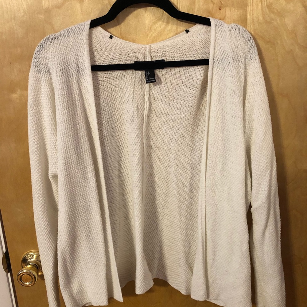 White/cream cardigan